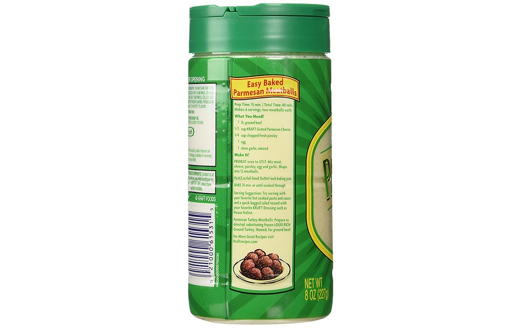 Kraft Parmesan Cheese    Plastic Jar  227 grams